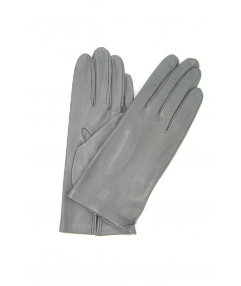 Sermoneta Gloves Guanto in Nappa 2bt sfoderato Grigio