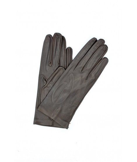 Sermoneta Gloves Guanto in Nappa 2bt sfoderato T.Moro