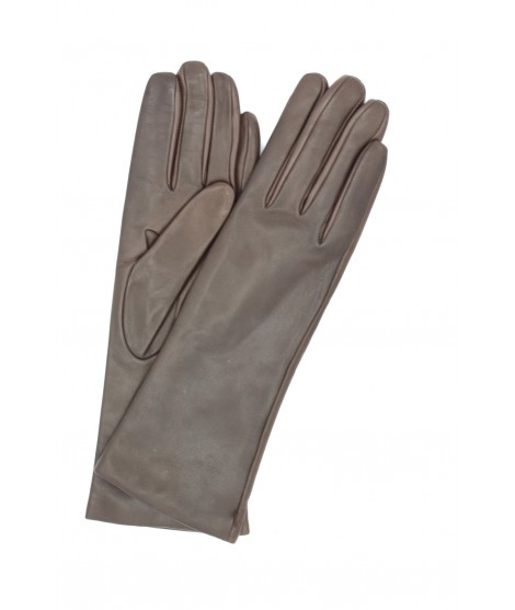 Sermoneta Gloves Guanto in Nappa 4bt foderato cashmere T.Moro
