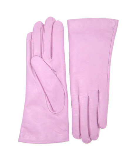 Sermoneta Gloves Guanto In Nappa Foderato Cashmere Glicine