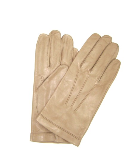 Sermoneta Gloves Guanto in Nappa foderato seta Toupe