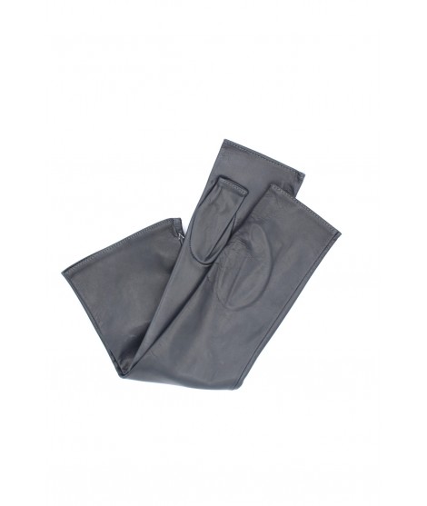 Sermoneta Gloves Guanto Manicotto in Nappa 10bt foderato seta Grigio