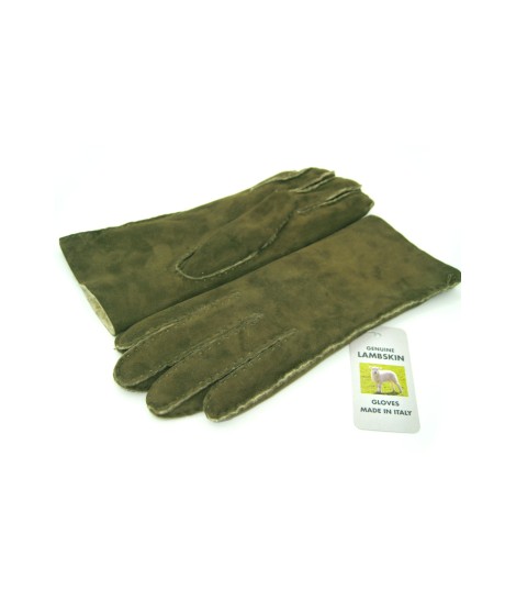 Sermoneta Gloves Guanto Montone Cucito A Mano Loden