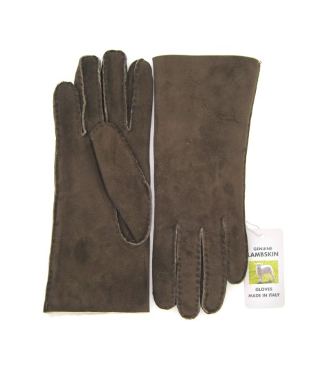 Sermoneta Gloves Guanto Montone Cucito A Mano T.Moro