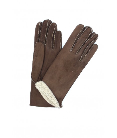 Sermoneta Gloves Guanto Montone cucito a mano T.Moro