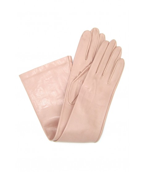 Sermoneta Gloves Guanto Nappa 10bt foderato seta Nude