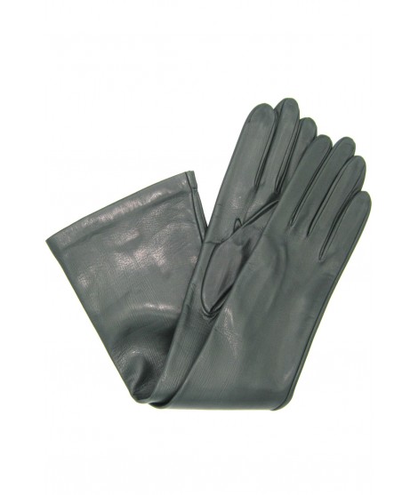Sermoneta Gloves Guanto Nappa 10bt foderato seta Verde scuro