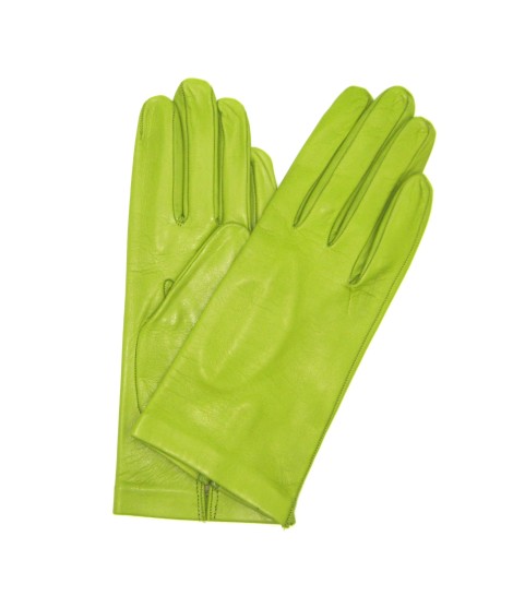 Sermoneta Gloves Guanto Nappa fodera seta Pistacchio