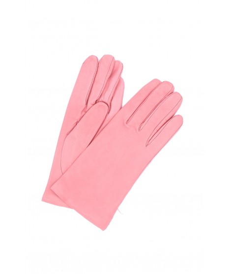 Sermoneta Gloves Guanto Nappa foderato cashmere Bubble gum