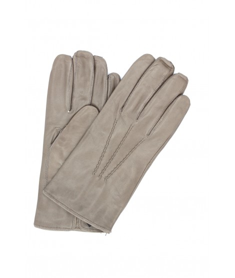 Sermoneta Gloves Guanto Nappa foderato cashmere Fango