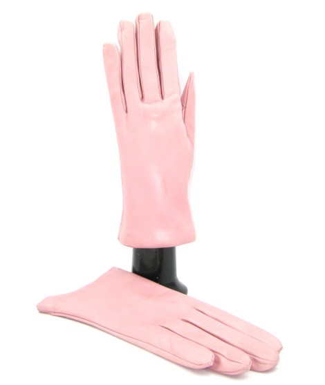 Sermoneta Gloves Guanto Nappa Foderato Cashmere Nude