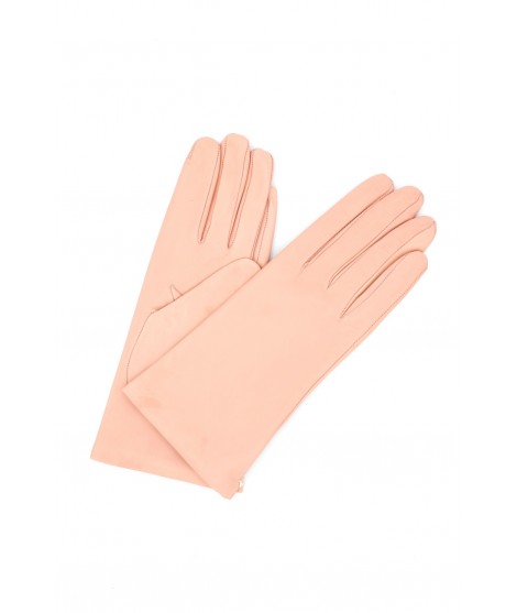 Sermoneta Gloves Guanto Nappa foderato cashmere Rosa baby