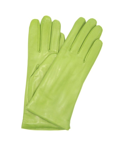 Sermoneta Gloves Guanto Nappa foderato cashmere Verde Pistacchio