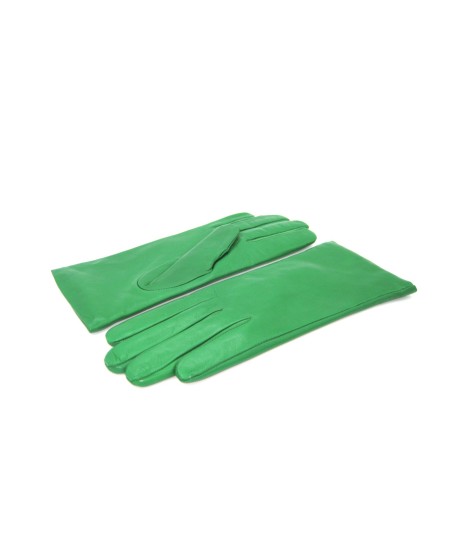 Sermoneta Gloves Guanto Nappa Foderato Cashmere Verde Smeraldo