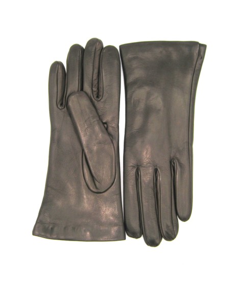 Sermoneta Gloves Guanto Nappa Foderato Lapin T.Moro
