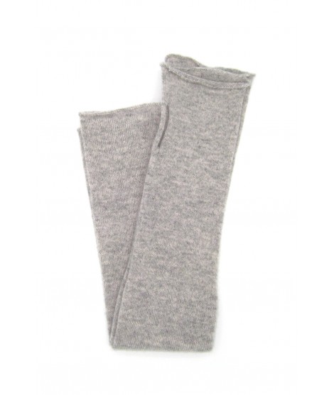 Sermoneta Gloves Manicotto in 100%cashmere 10bt Grigio chiaro
