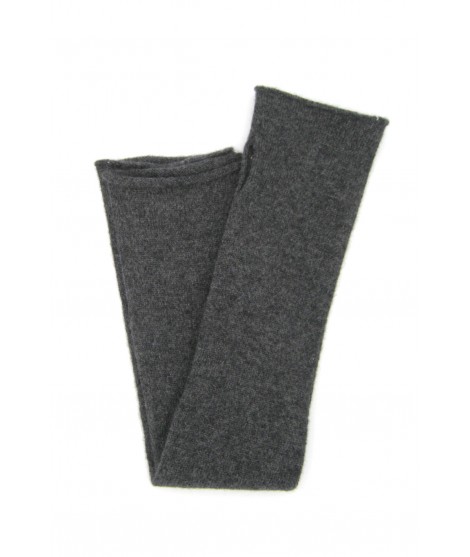 Sermoneta Gloves Manicotto in 100% cashmere 10bt Grigio scuro