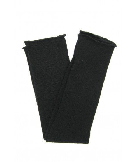 Sermoneta Gloves Manicotto in 100% cashmere 10bt Nero