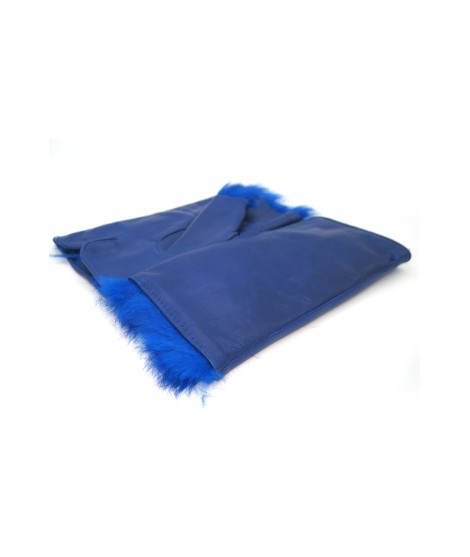 Sermoneta Gloves Manicotto In Nappa 2bt Foderato In Lapin Royal