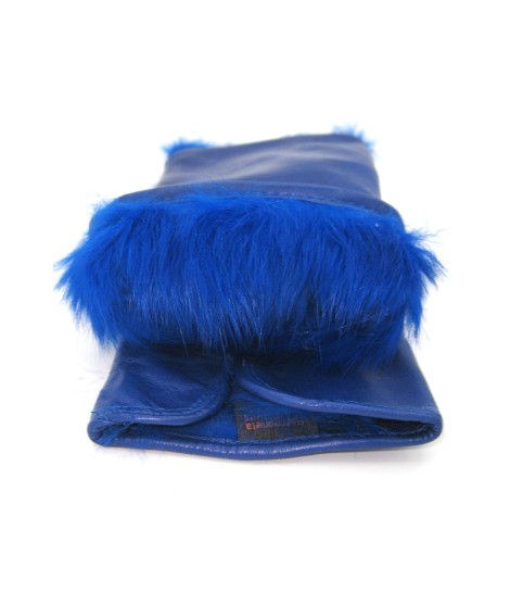 Sermoneta Gloves Manicotto In Nappa 2bt Foderato In Lapin Royal