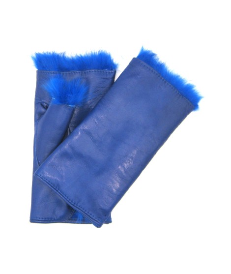 Sermoneta Gloves Manicotto in Nappa 2bt foderato in Lapin Royal