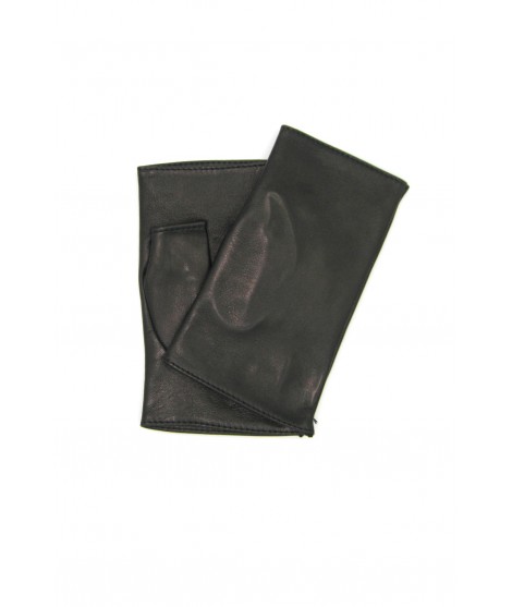 Sermoneta Gloves Manicotto in Nappa 2bt foderato seta Nero