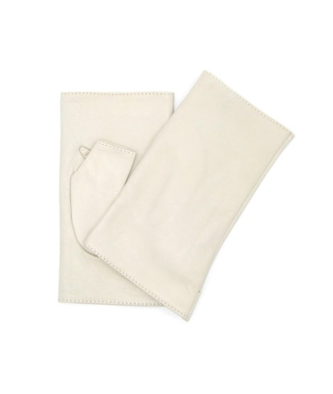 Sermoneta Gloves Manicotto in Nappa 2bt foderato seta Panna