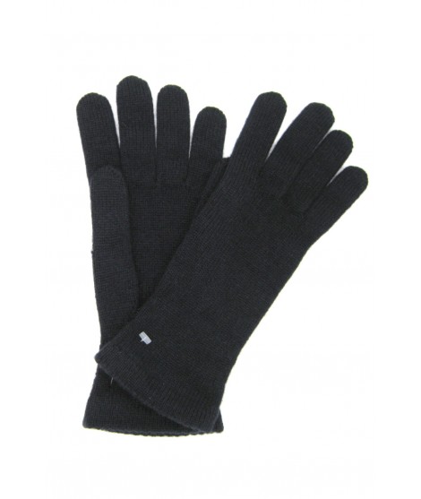 Sermoneta Gloves Guanto in 100% cashmere 2bt Navy