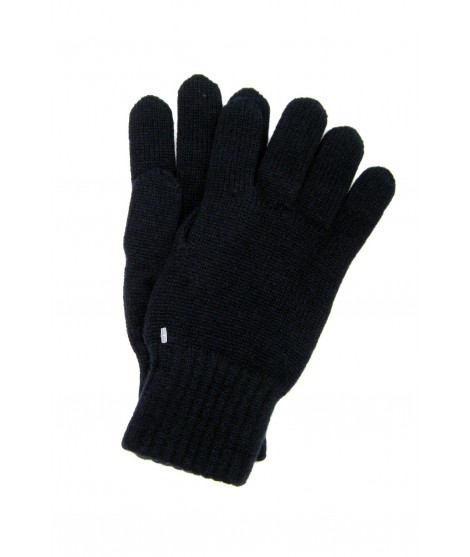 Sermoneta Gloves Guanto in 100% cashmere 2bt Navy