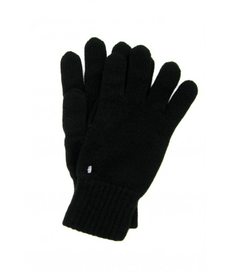 Sermoneta Gloves Guanto in 100% cashmere 2bt Nero