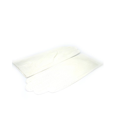 Sermoneta Gloves Guanto In Nappa Sfoderato Bianco