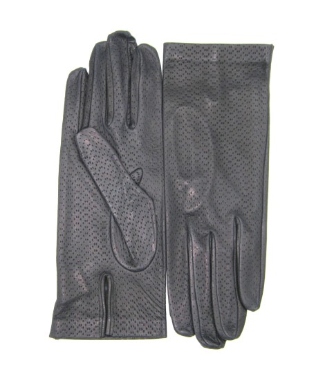 Sermoneta Gloves Guanto In Nappa Sfoderato Navy