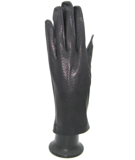 Sermoneta Gloves Guanto In Nappa Sfoderato Navy
