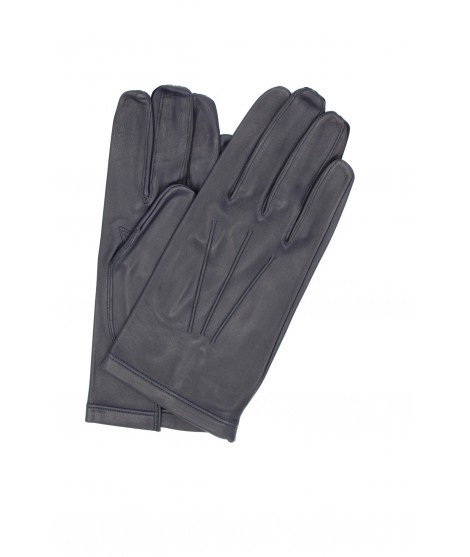 Sermoneta Gloves Guanto in Nappa sfoderato Navy