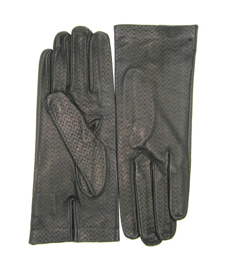 Sermoneta Gloves Guanto In Nappa Sfoderato Nero