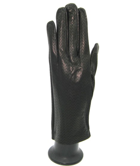 Sermoneta Gloves Guanto In Nappa Sfoderato Nero