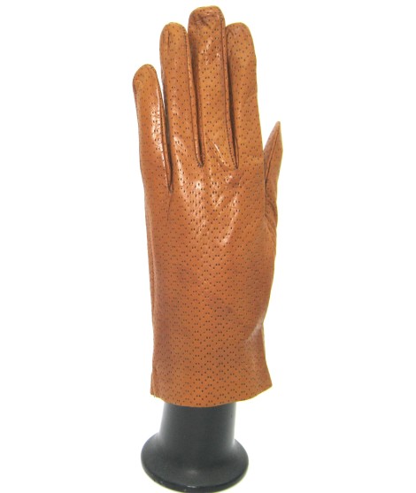 Sermoneta Gloves Guanto In Nappa Sfoderato Tan