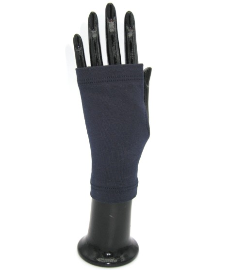 Sermoneta Gloves Guanto Manicotto in Cotone Blu