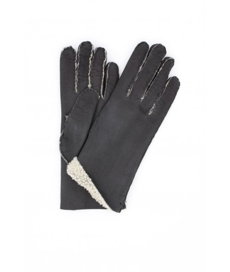 Sermoneta Gloves Guanto Montone cucito a mano Nero