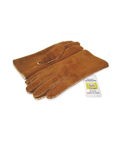 Sermoneta Gloves Guanto Montone Cucito A Mano Tan