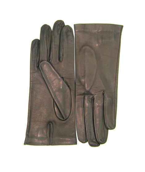 Sermoneta Gloves Guanto Nappa Fodera Seta T.Moro