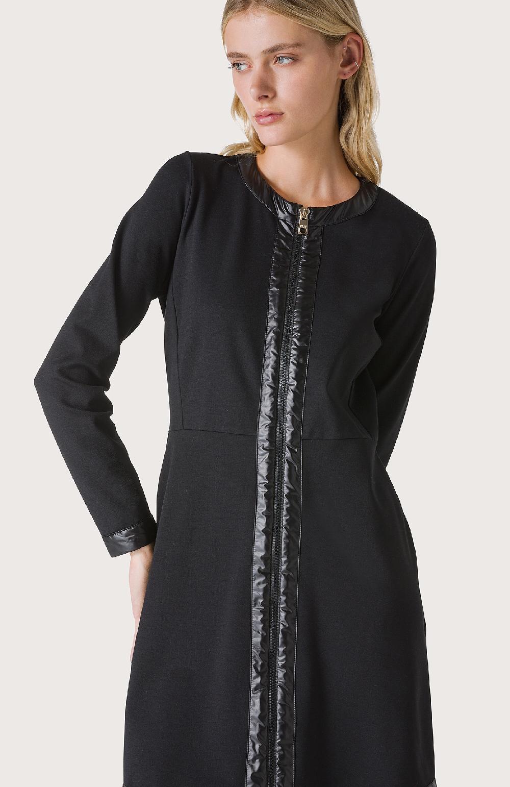 Seventy Abito Con Bordi In Contrasto E Zip - Col. Nero