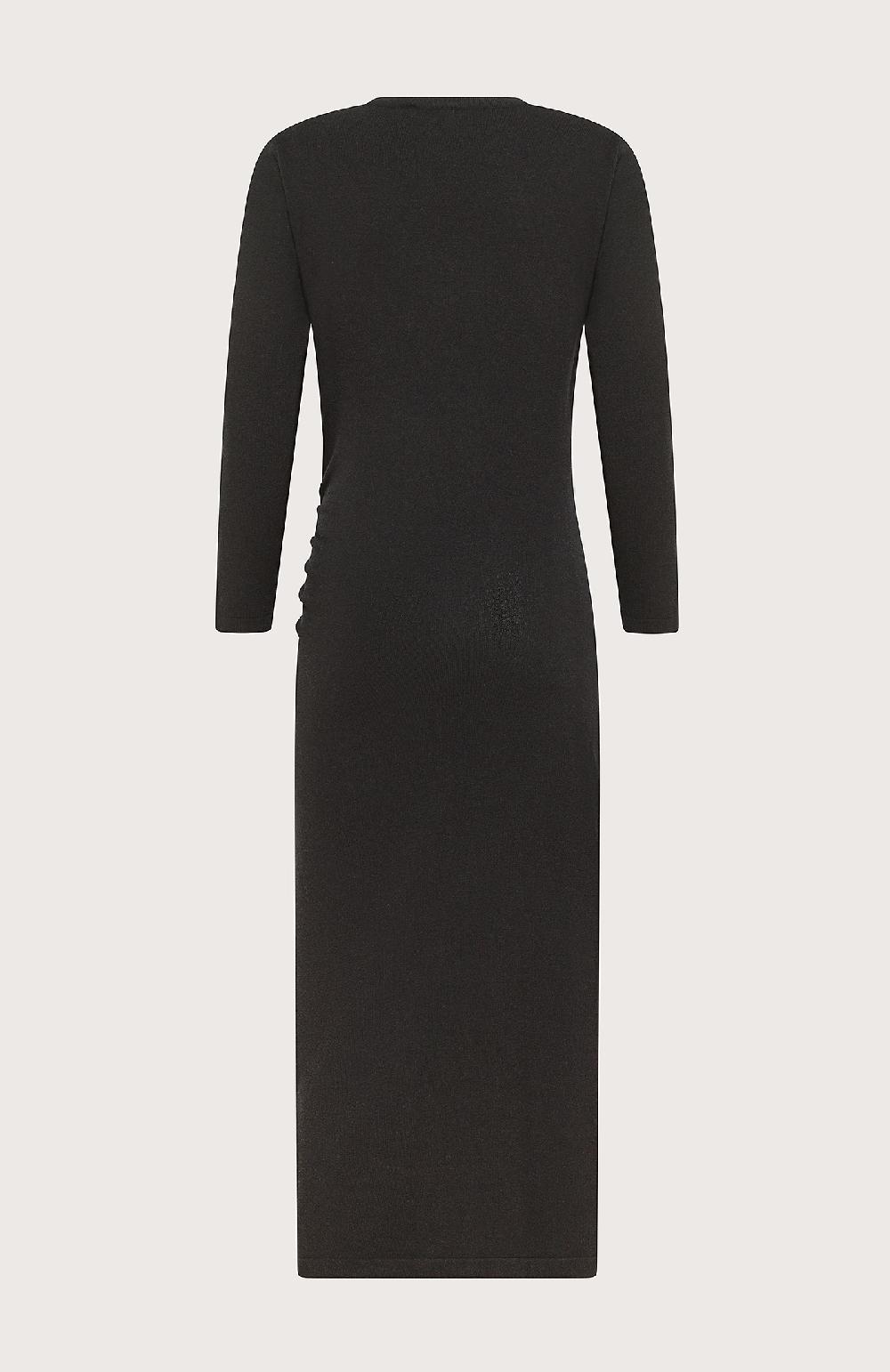 Seventy Abito Lungo Aderente In Viscosa Stretch - Col. Nero
