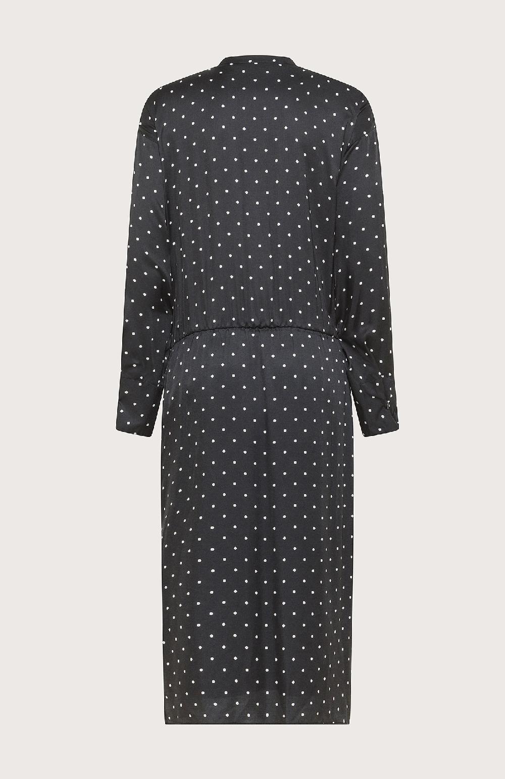 Seventy Abito Lungo Con Scollatura A V E Laccetto Sul Collo - Col. Nero