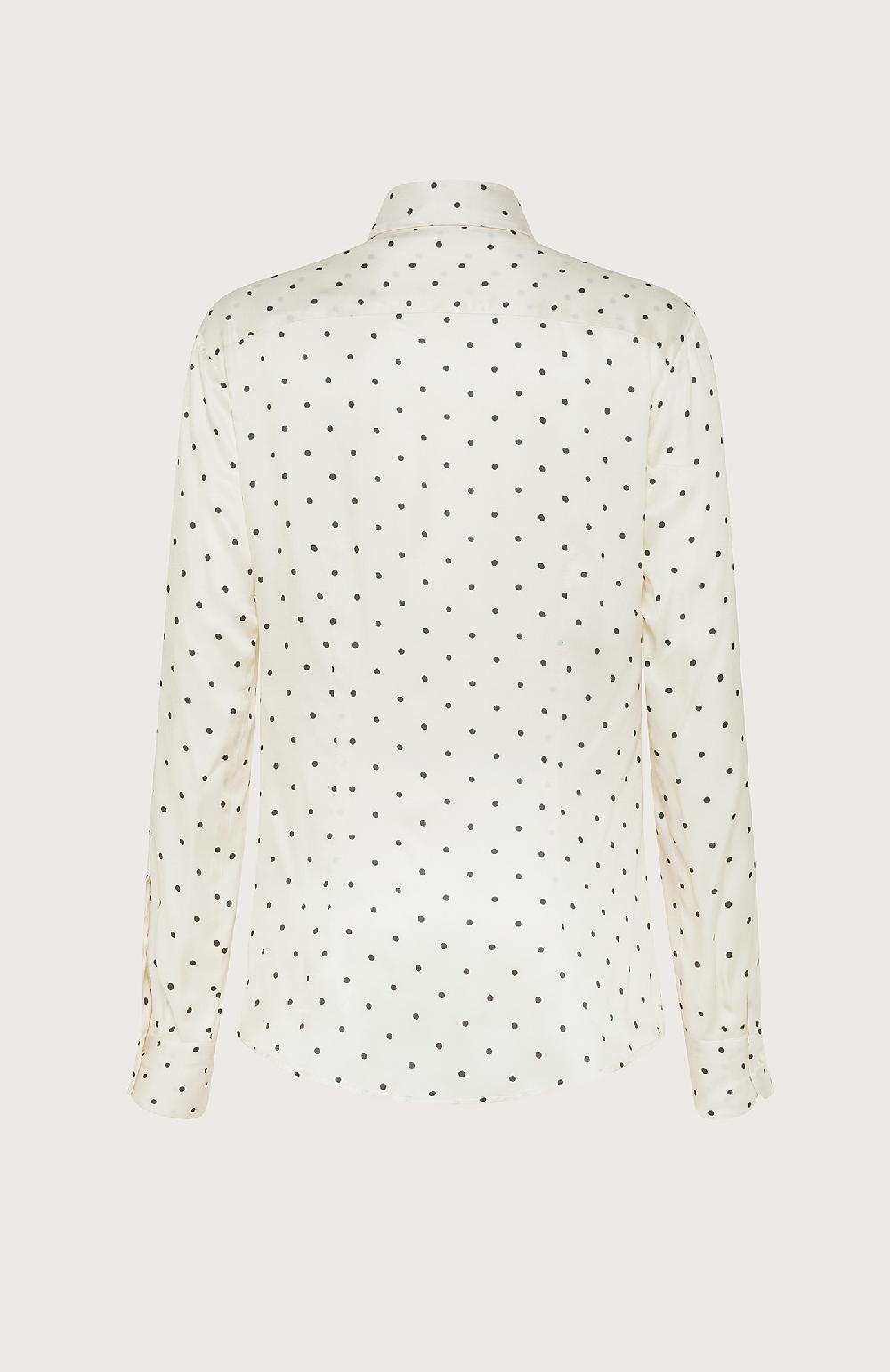 Seventy Camicia Regular Fit Con Stampa A Pois - Col. Neutro