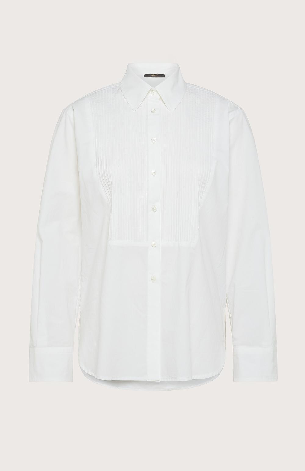 Seventy Camicia smoking in popleine di cotone - Col. Neutro