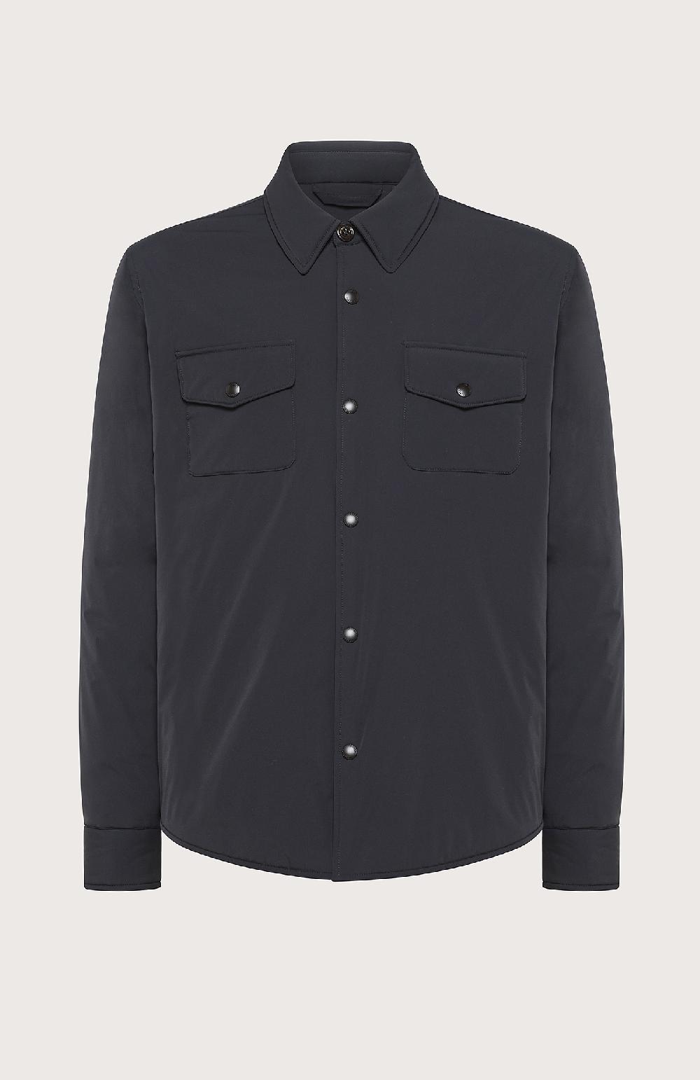 Seventy Capospalla imbottito in nylon opaco stretch - Col. Blu