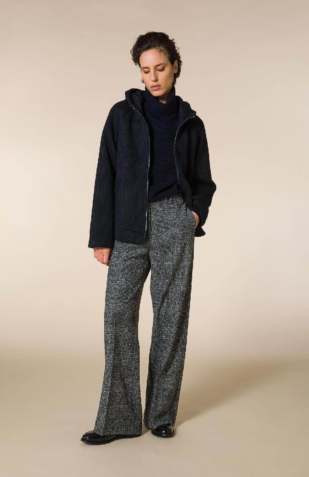 Seventy Capospalla In Costa Inglese Con Zip - Col. Blu