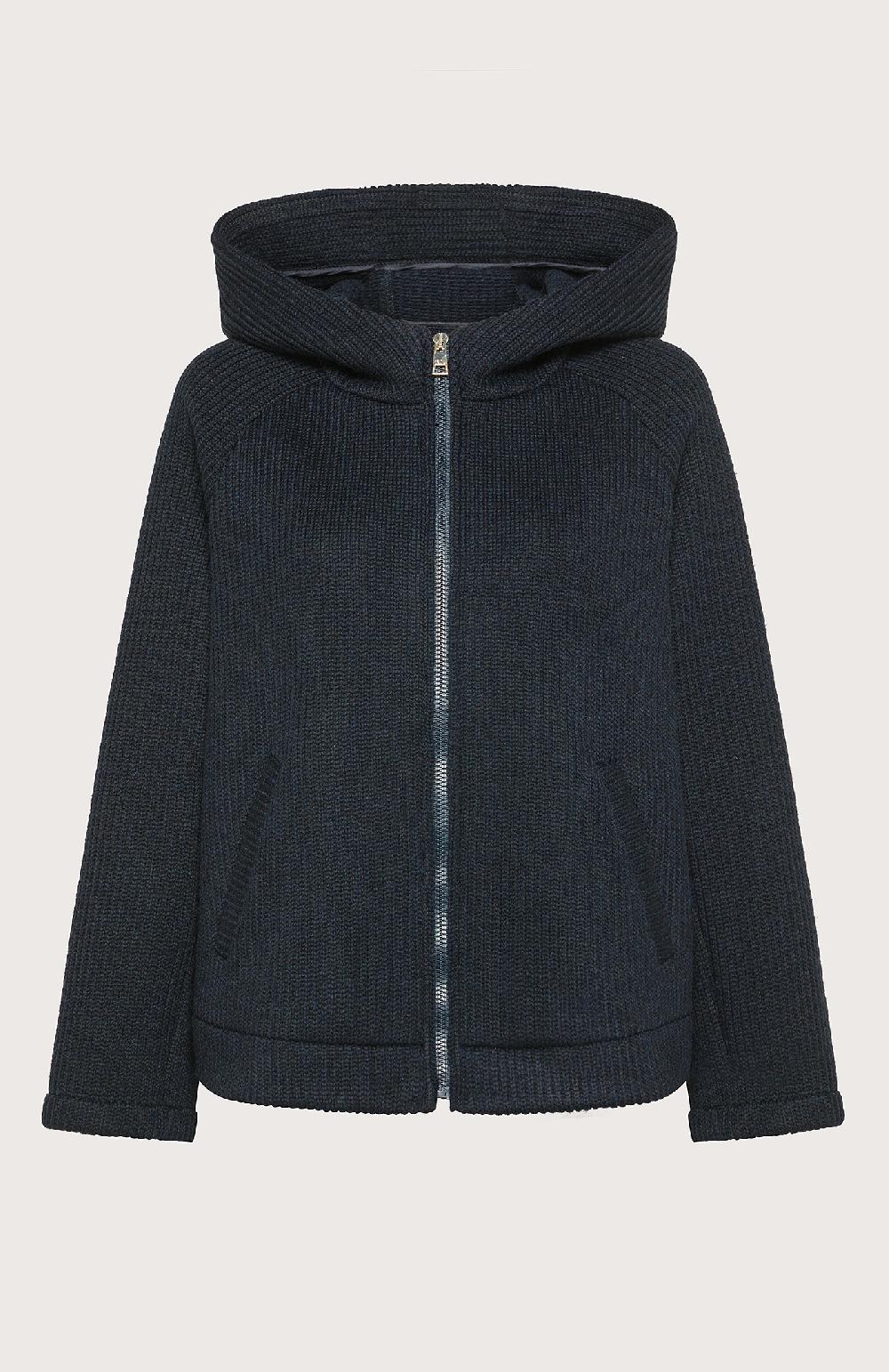 Seventy Capospalla in costa inglese con zip - Col. Blu