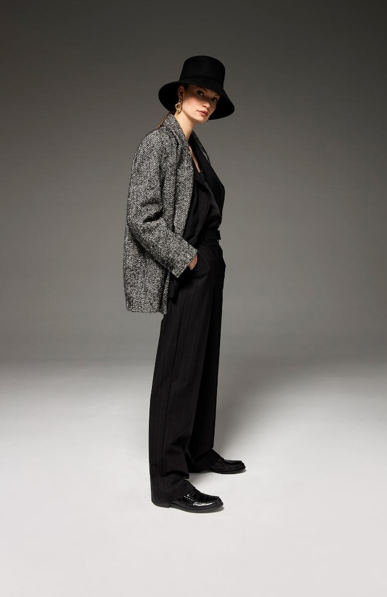 Seventy Cappello Tinta Unita Con Nastro In Feltro - Col. Nero